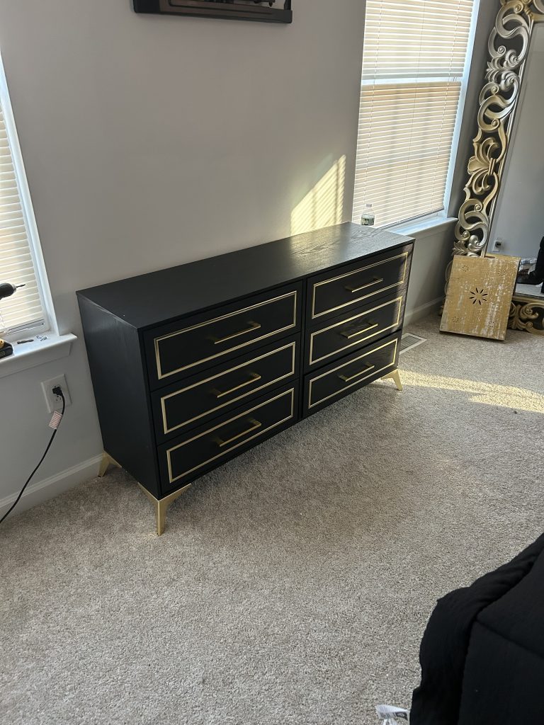 dresser black gold assembly