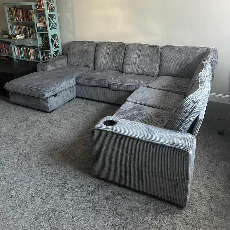 sofa gray asssembly small